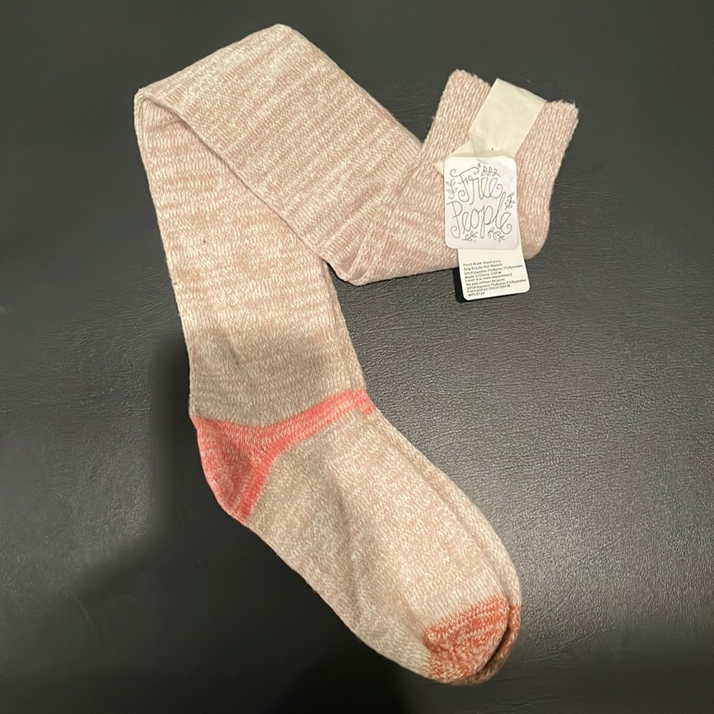NWT Free People over the knee socks size ALL